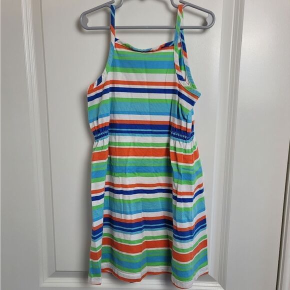 HANNA ANDERSSON Striped Colorful Dress - Picture 5 of 6